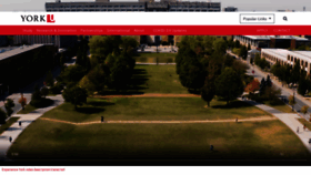 What Yorku.ca website looked like in 2021 (5 years ago)