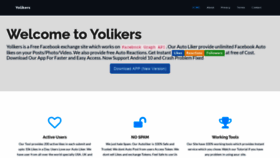What Yolikers.com website looked like in 2021 (2 years ago)