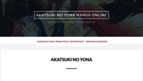 What Yonamanga.com website looked like in 2021 (2 years ago)