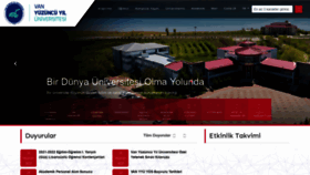 What Yyu.edu.tr website looked like in 2021 (2 years ago)