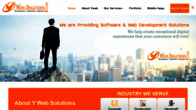 What Ywebsolutions.com website looked like in 2021 (2 years ago)
