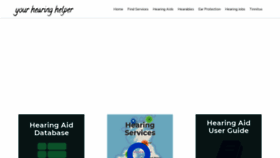 What Yourhearinghelper.com website looked like in 2021 (2 years ago)