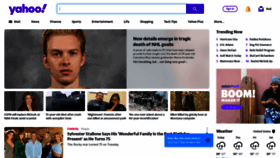What Yahooo.com website looked like in 2021 (2 years ago)