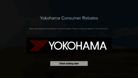What Yokohamatirerebates.com website looked like in 2021 (2 years ago)
