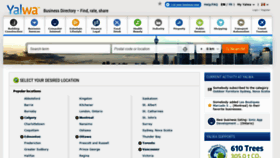 What Yalwa.ca website looked like in 2021 (4 years ago)
