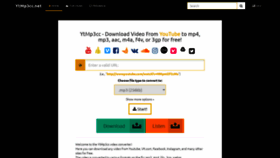 What Ytmp3cc.net website looked like in 2021 (2 years ago)