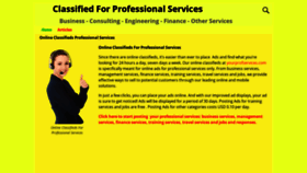 What Yourprofservices.com website looked like in 2021 (2 years ago)