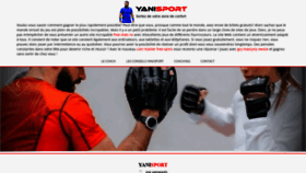 What Yanisport.fr website looked like in 2021 (2 years ago)