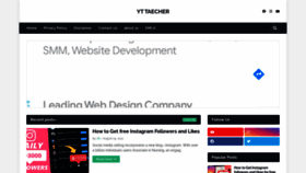What Ytteacher.in website looked like in 2021 (2 years ago)