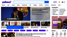 What Yahoo.org website looked like in 2021 (5 years ago)