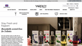 What Yardleylondon.co.uk website looked like in 2021 (2 years ago)