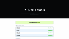 What Yifystatus.com website looked like in 2021 (2 years ago)