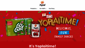 What Yoplait.com website looked like in 2021 (2 years ago)