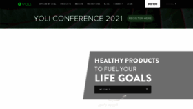What Yoli.com website looked like in 2021 (2 years ago)