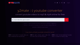 What Y2mate.pw website looked like in 2021 (2 years ago)