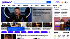 What Yahoo.net website looked like in 2021 (2 years ago)