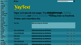 What Yaytext.com website looked like in 2021 (2 years ago)