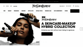 What Yslbeautyus.com website looked like in 2021 (2 years ago)