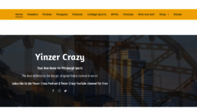 What Yinzercrazy.com website looked like in 2021 (2 years ago)