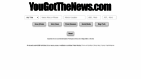 What Yougotthenews.com website looked like in 2021 (2 years ago)