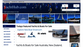 What Yachthub.com website looked like in 2021 (2 years ago)