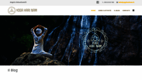 What Yogaharinam.it website looked like in 2021 (2 years ago)