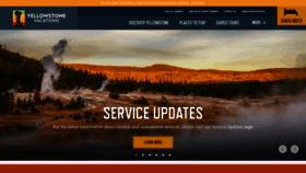 What Yellowstonevacations.com website looked like in 2021 (2 years ago)