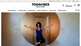 What Yogavibes.com website looked like in 2021 (2 years ago)