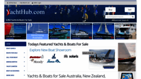 What Yachthub.com.au website looked like in 2021 (2 years ago)