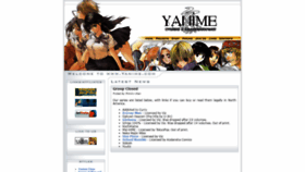 What Yanime.com website looked like in 2021 (2 years ago)