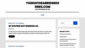 What Yugiohtheabridgedseries.com website looked like in 2021 (2 years ago)
