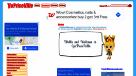 What Yopriceville.com website looked like in 2021 (2 years ago)