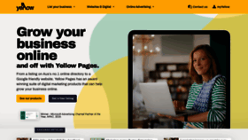 What Yellow.com.au website looked like in 2021 (2 years ago)