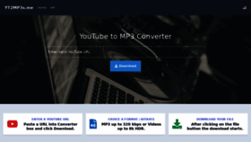 What Yt2mp3s.me website looked like in 2021 (2 years ago)