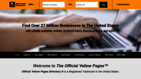 What Yellowpagesgoesgreen.org website looked like in 2021 (2 years ago)
