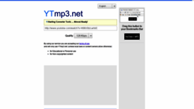 What Ytmp3.net website looked like in 2021 (2 years ago)