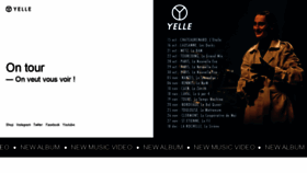 What Yelle.fr website looked like in 2021 (4 years ago)