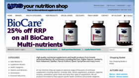 What Yournutritionshop.co.uk website looked like in 2021 (2 years ago)