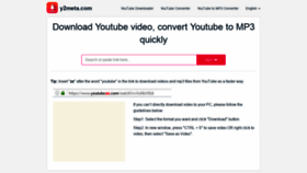 What Youtubezz.com website looked like in 2021 (2 years ago)
