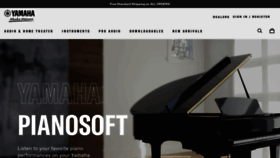 What Yamahamusicsoft.com website looked like in 2021 (2 years ago)