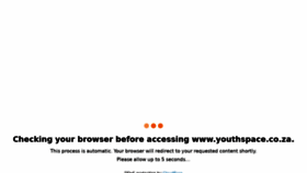 What Youthspace.co.za website looked like in 2021 (2 years ago)