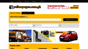 What Yellowpages.com.gh website looked like in 2021 (2 years ago)