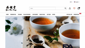 What Yanhoutang.com website looked like in 2021 (2 years ago)