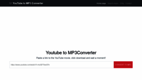 What Yt-mp3converter.com website looked like in 2021 (2 years ago)