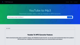 What Ytmp3hub.com website looked like in 2021 (2 years ago)