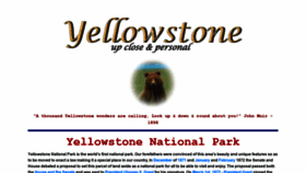 What Yellowstone.co website looked like in 2021 (2 years ago)