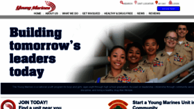 What Youngmarines.com website looked like in 2022 (2 years ago)
