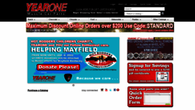 What Yearone.com website looked like in 2022 (2 years ago)