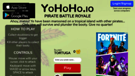What Yohoho.io website looked like in 2022 (2 years ago)
