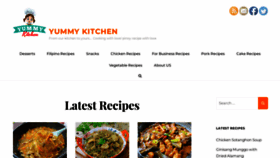 What Yummykitchentv.com website looked like in 2022 (2 years ago)